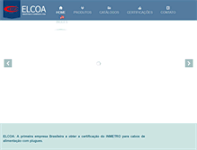 Tablet Screenshot of elcoa.com.br